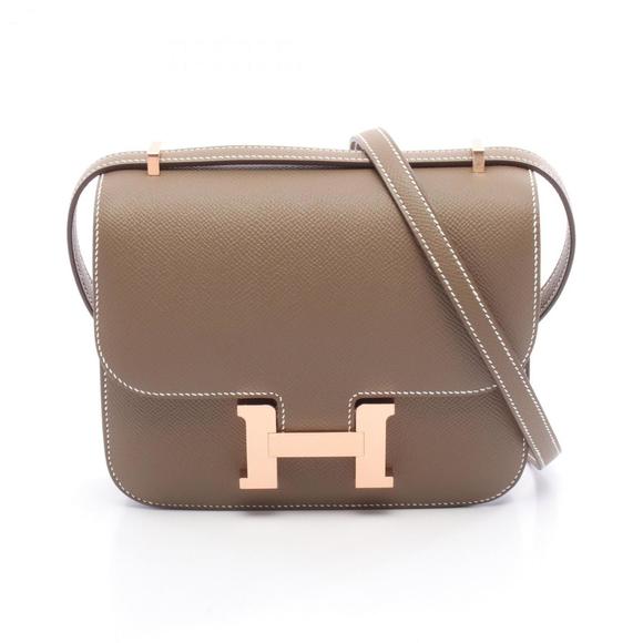 Hermes Hermès Constance 3 Mini Miroir Shoulder Bag, Leather, Epsom Women's, B... - Picture 1 of 5
